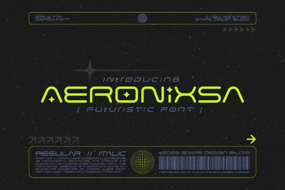 Aeronixsa: The Futuristic Display Font for Modern Web Design