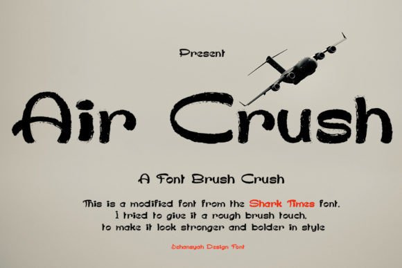 Air Crush: The Unique Display Font for Elevated Brand Identity