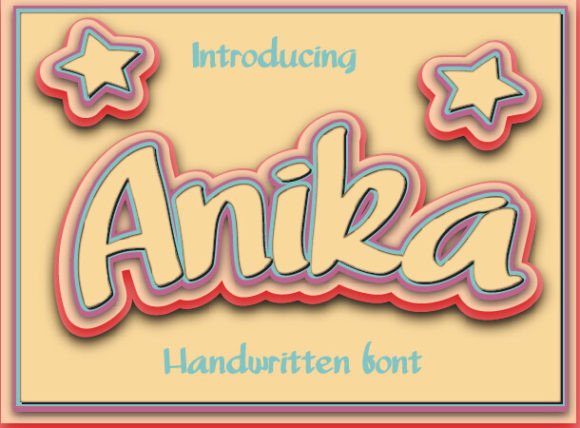 Anika: The Playful Display Font for Digital Branding