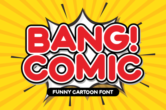 Bang Comic: A Playful Display Font for Web Design