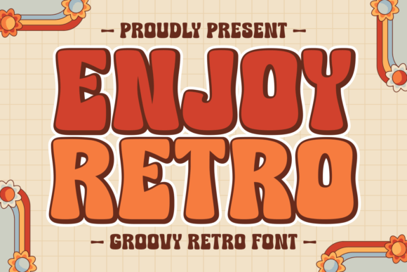 Bring Retro Charm to Your Creations with Enjoy Retro Font