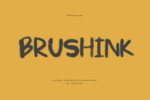 Brushink: The Display Font That Elevates Your Campaign Headlines