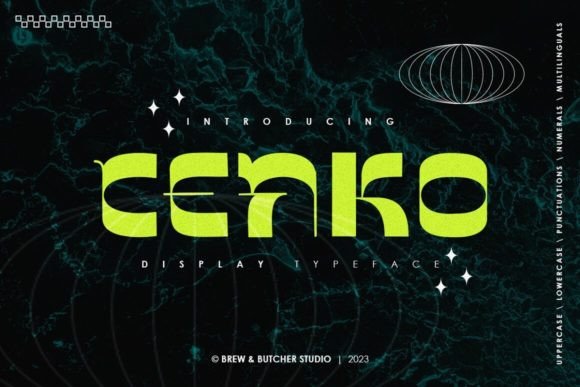 Cenko Font for Handmade Creations and Display Designs