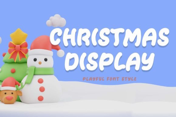 Christmas Display: A Cute Unique Display Font for Holiday Branding