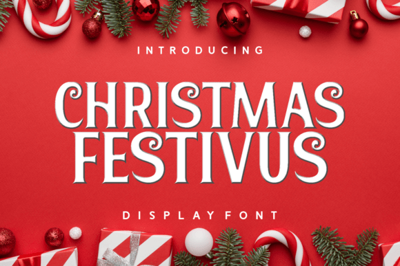 Christmas Festivus Font Review for Handmade Holiday Designs