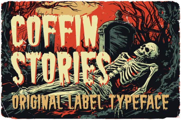 Coffin Stories: A Hauntingly Nostalgic Display Typeface for Editorial Design