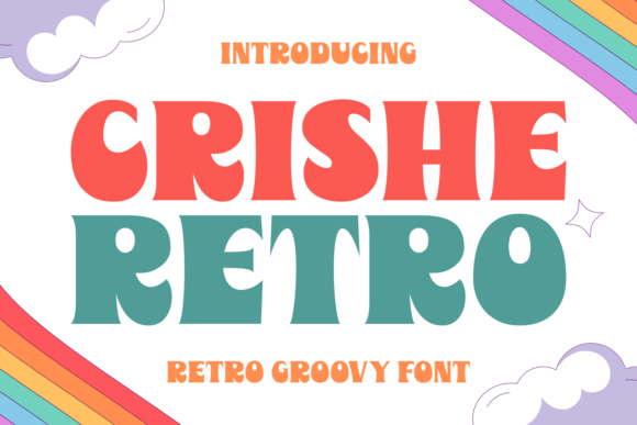 Crishe Retro: A Playful Display Font for Digital Creativity