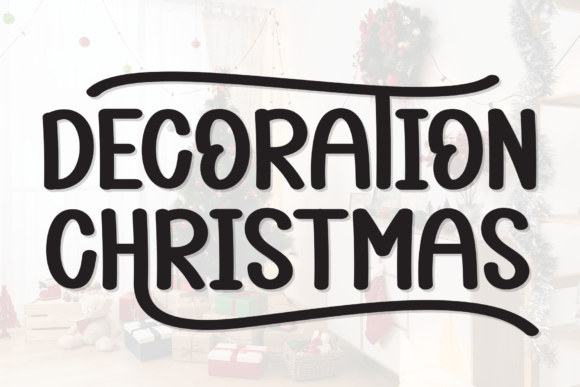 Decoration Christmas Font for Web Design Projects