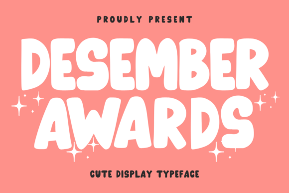 Desember Awards: The Perfect Retro Display Font for Handmade Brands