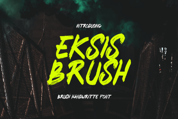 Eksis Brush: A Contemporary Display Typeface for Modern Editorial Design
