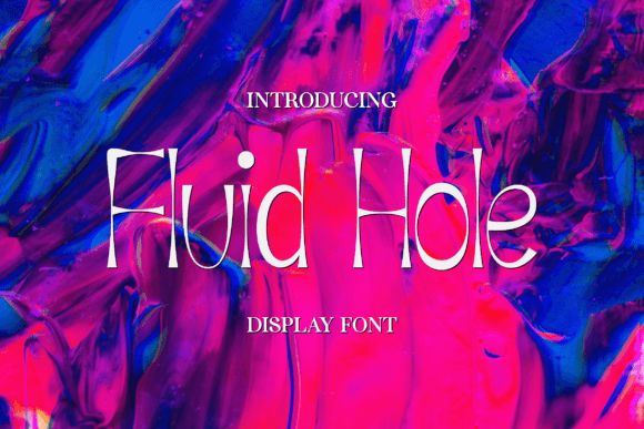 Fluid Hole: The Dynamic Display Typeface for Modern Editorial Design