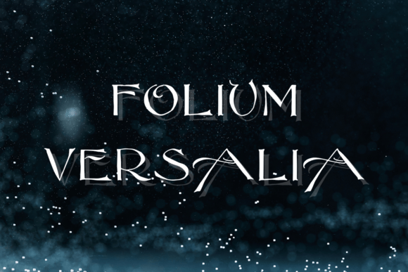 Folium Versalia: A Timeless Display Font for Editorial Elegance
