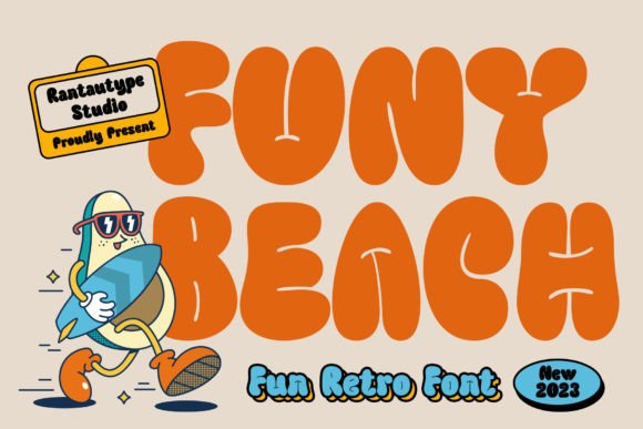 Funy Beach: The Whimsical Display Font for Digital Branding