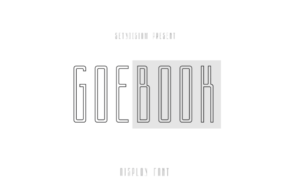 Goebook: The Elegant Display Font for Modern Web Design