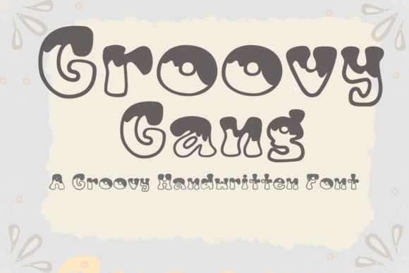 Groovy Gang Font for Retro-Cute Editorial Design