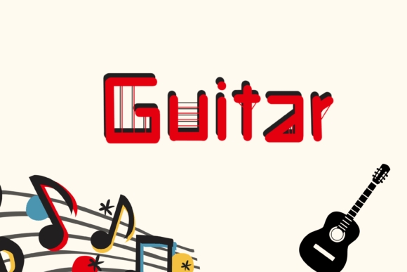 Guitar: The Ultimate Display Font for Music and Branding Projects