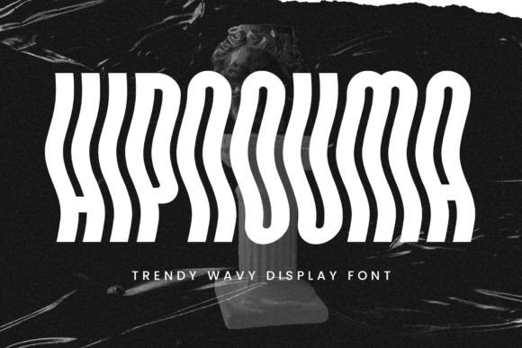 Hipnouma: A Psychedelic Display Font for Bold Brand Campaigns