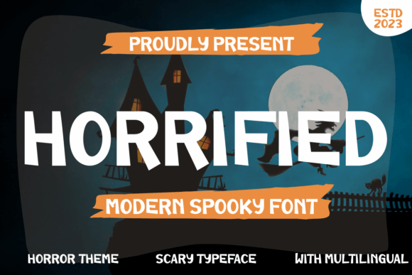 Horrified Font for Spooky Web Design