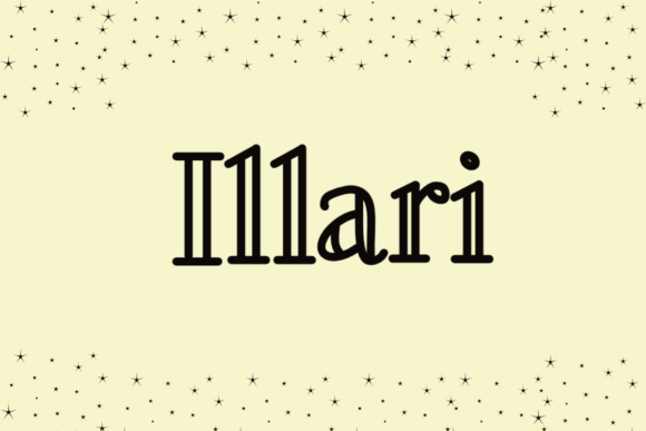 Illari Handwritten Typeface for Classic Branding Projects
