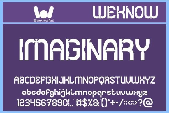 Imaginary: The Ultimate Display Font for Creative Projects
