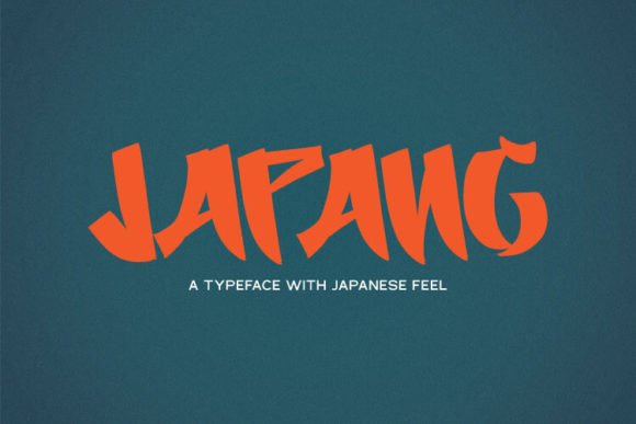 Japang: A Japanese-Style Display Font for Modern Web Design