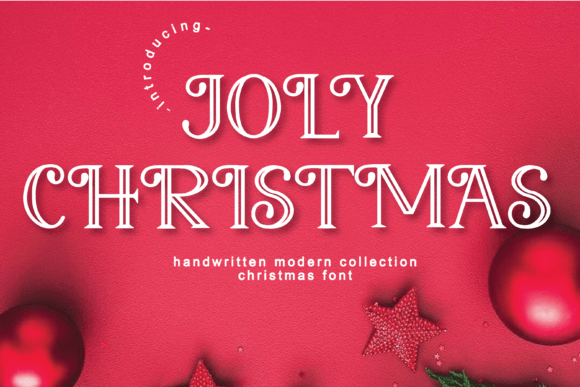 Joly Christmas Font for Festive Branding