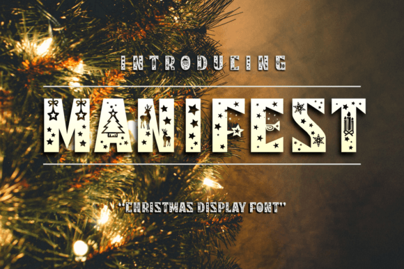 Manifest: The Bold Display Font for Handmade Creators