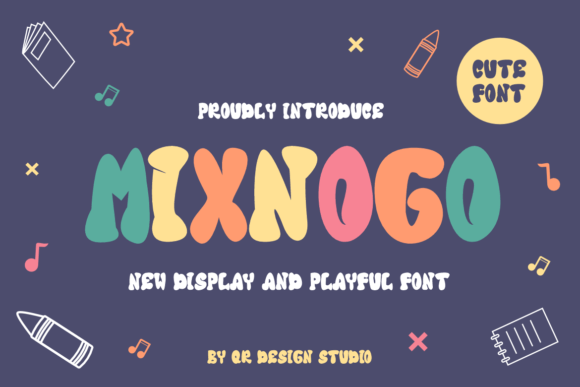 Mixnogo: A Playful Display Font for Friendly Editorial Design