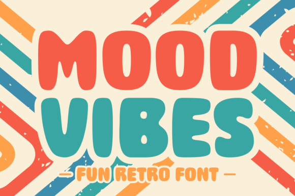 Mood Vibes: A Retro-Style Display Font for Eye-Catching Campaigns