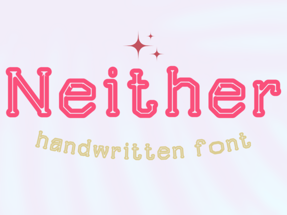 Neither: The Quirky Display Font for Scroll-Stopping Campaigns