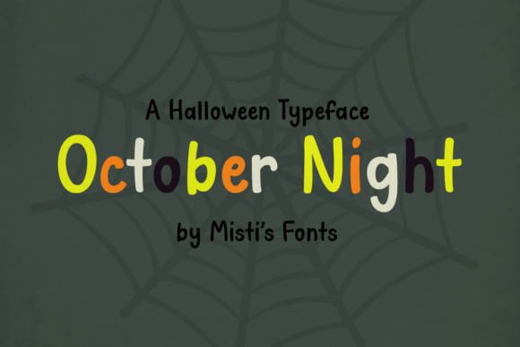 October Night: The Playful Display Font for Whimsical Crafts