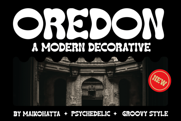Oredon: The Energetic Display Font for Modern Editorial Design