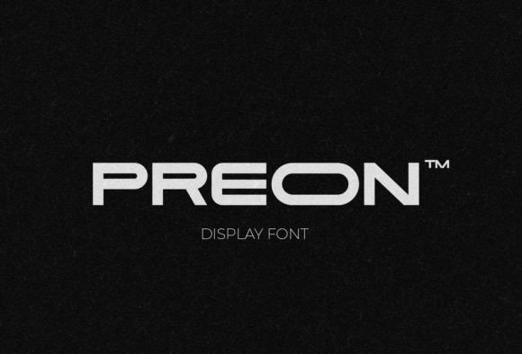Preon: A Bold Display Serif for Handmade Creations
