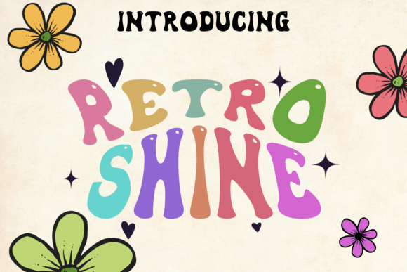 Retro Shine: A Bold Display Font for Digital Branding