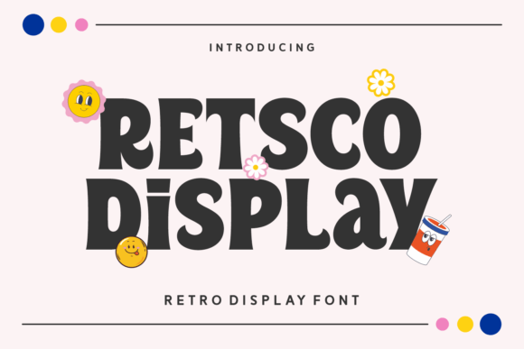 Retsco Display: A Charming Retro-Style Font for Editorial Projects