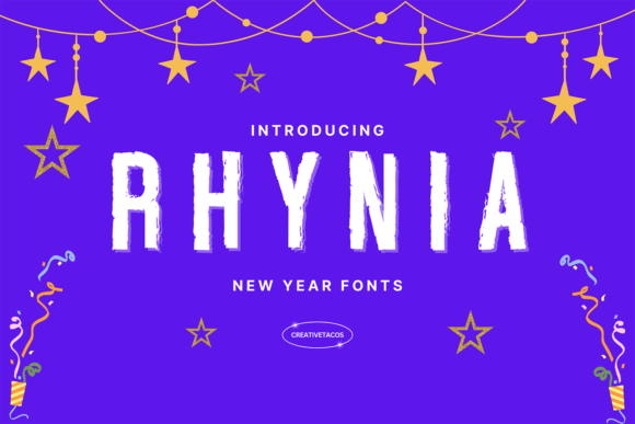 Rhynia Font: A Modern Display Font for Creative Projects