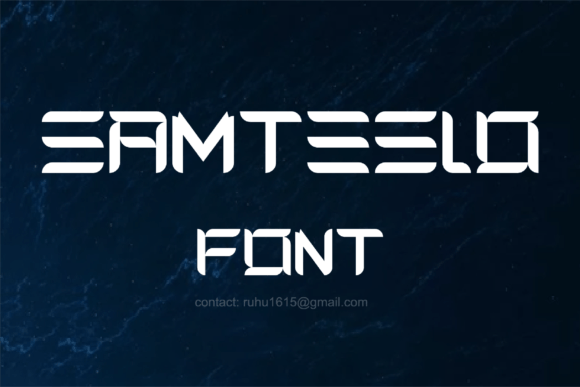 Samteslo: A Bold Display Font for Editorial Design