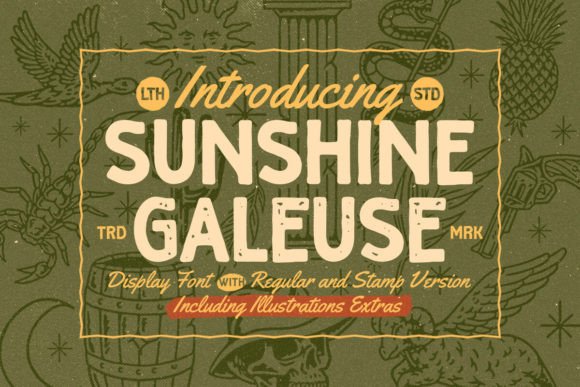 Sunshine Galeuse: The Perfect Display Typeface for Editorial Projects