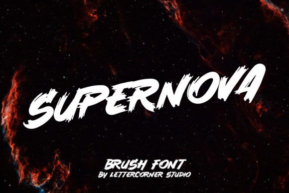 Supernova Font: A Modern Display Font for Creative Projects