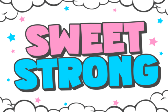 Sweet Strong: A Bold Display Font for Eye-Catching Designs