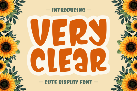 Very Clear: A Playful Font for Polished Branding