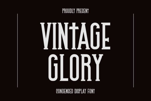Vintage Glory Font for Bold Branding and Eye-Catching Designs